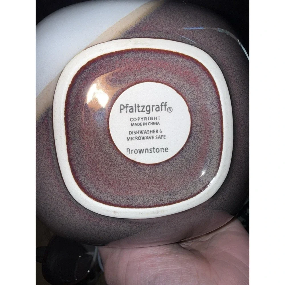 Platzgraff Brownstone Set Of 16‎ Square Dinner & Salad Plates Mugs Bowls VTG